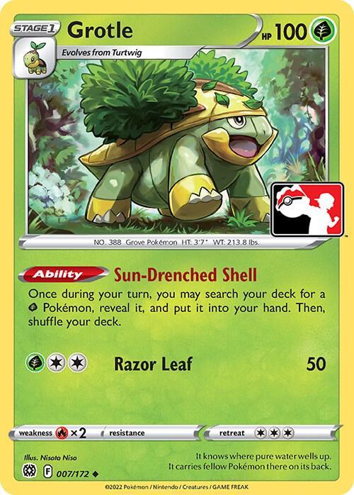 Brilliant Stars Grotle [Prize-Pack] Pokémon card